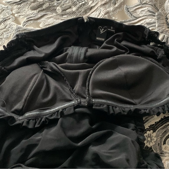 Windsor Rushed Mesh Mini Dress - Picture 8 of 11